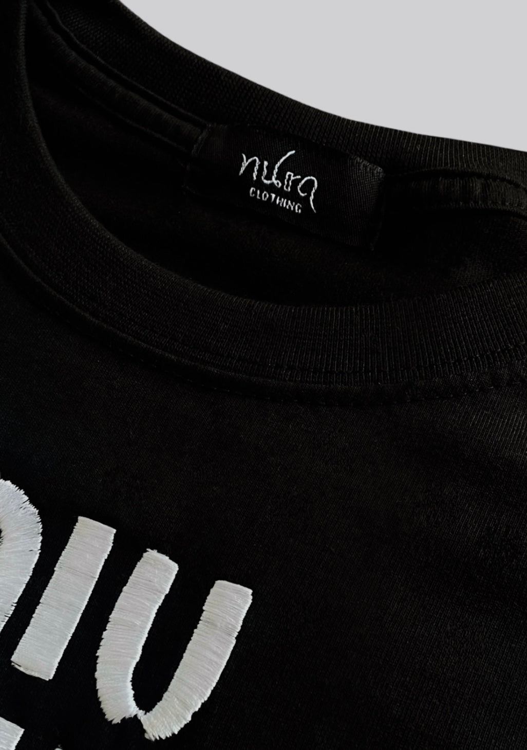 “MiuMiu” Embroidered baby tee