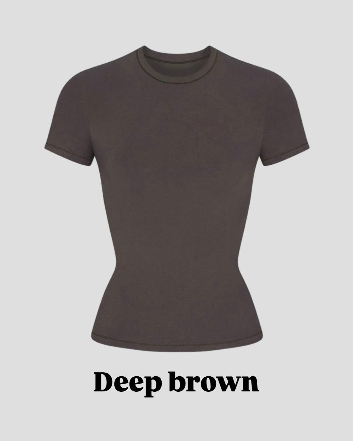 “Basic” fitted tee