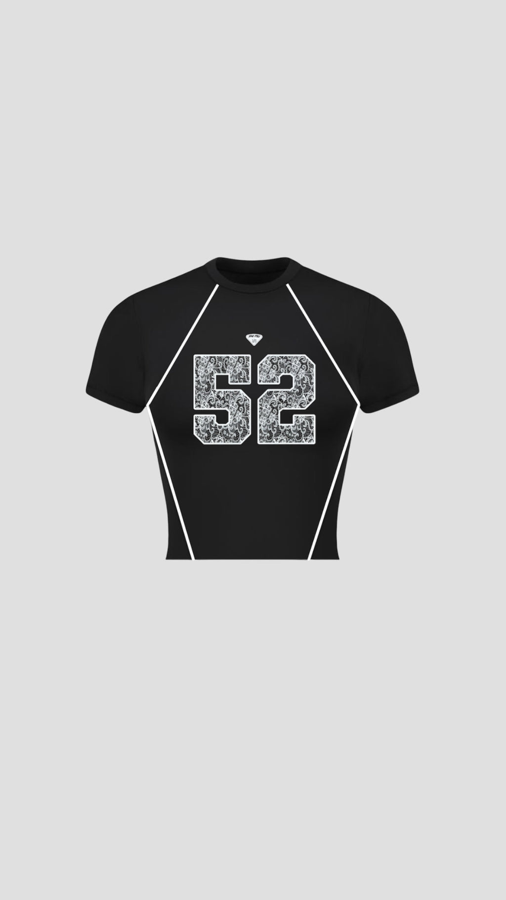 “52” fitted baby tee