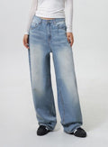 “LIGHT FADED” BAGGY JEANS