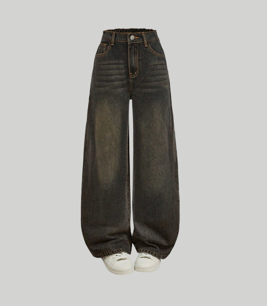 “CHOCOLATE FADED” baggy jeans