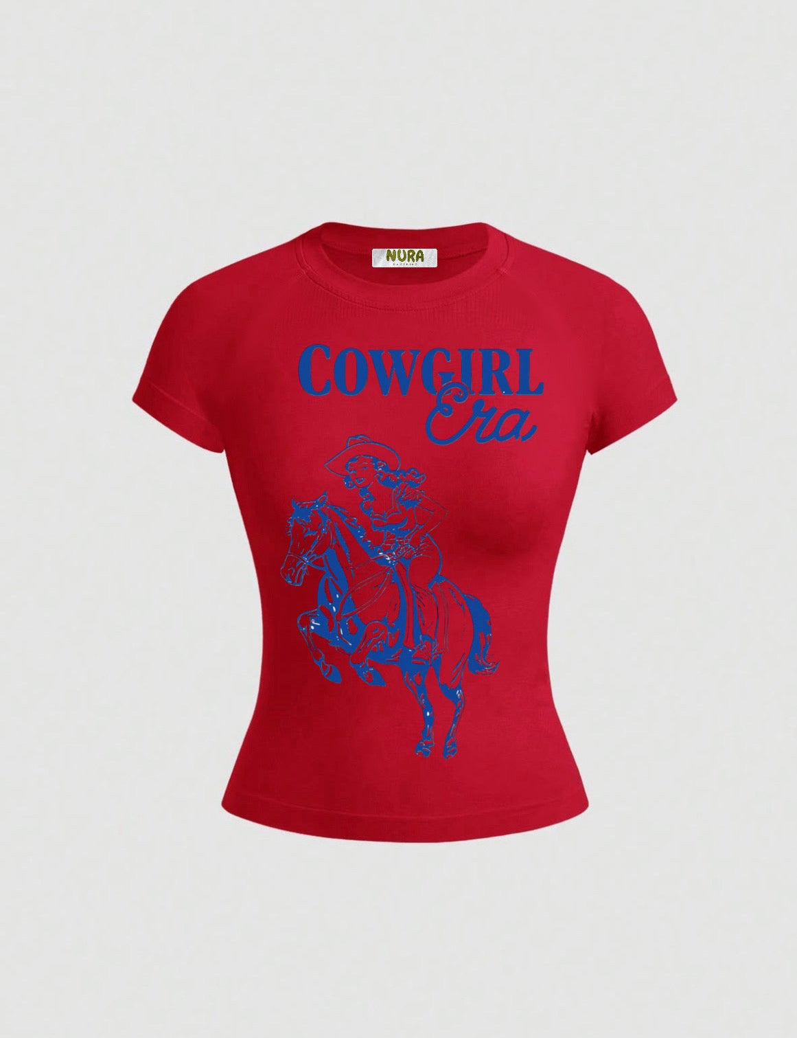 “COWGIRL” fitted tee