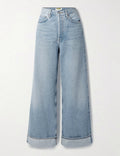 “CUFFED” Wide leg jeans