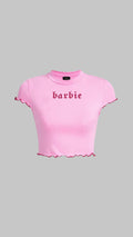 “BARBIE LETTUCE” baby tee