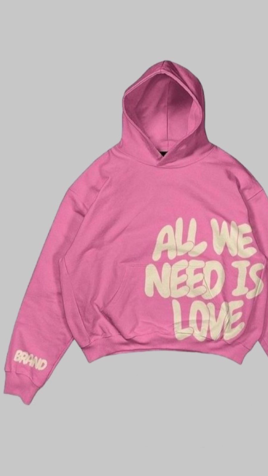 “ALL WE NEED” UNISEX HOODIE