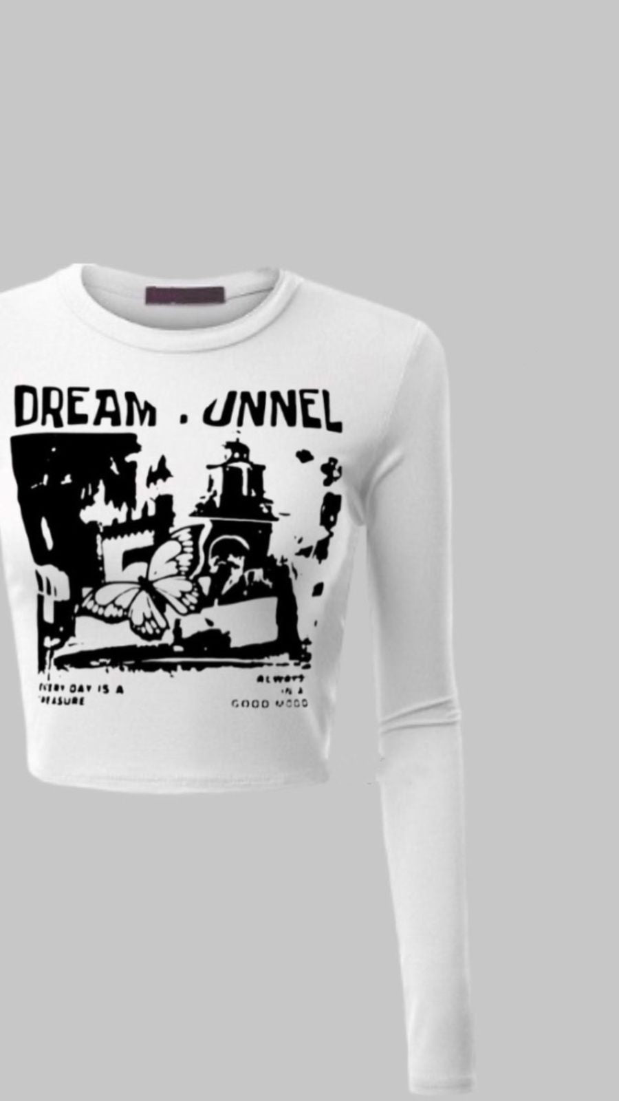 “DREAM TUNNEL” baby tee