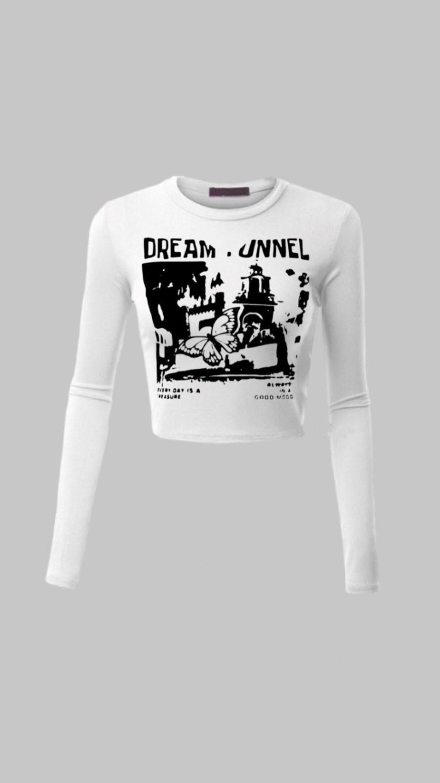 “DREAM TUNNEL” baby tee